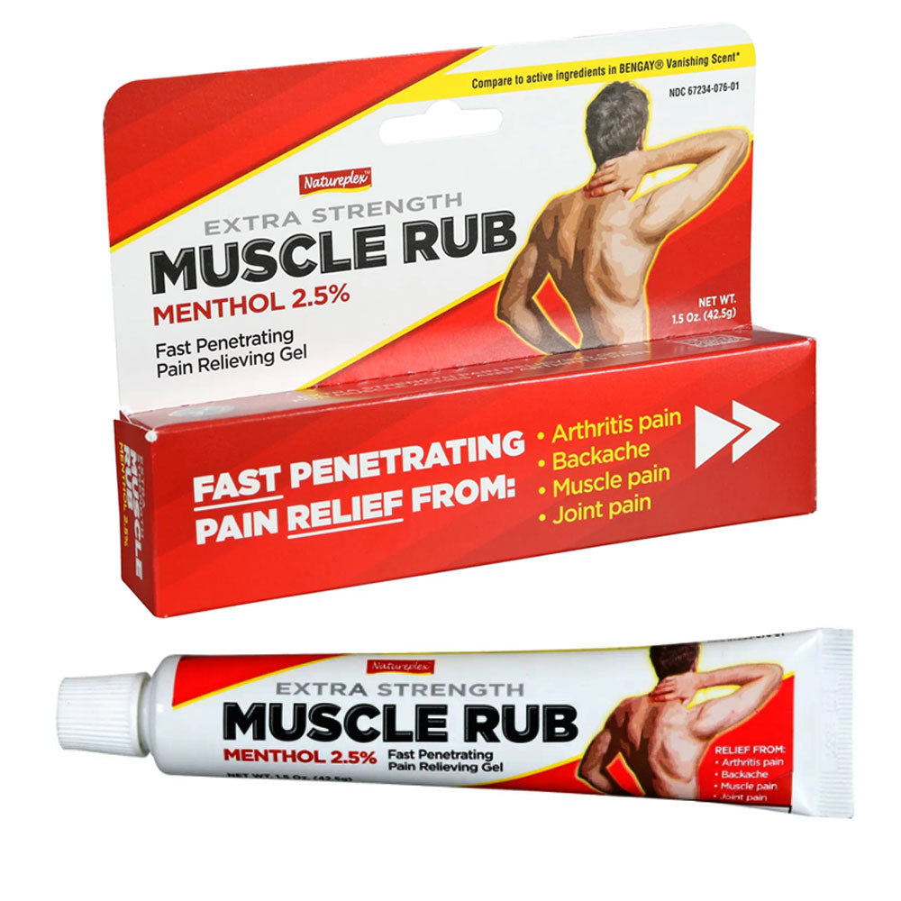 1 Muscle Rub Pain Relief Cream Analgesic Gel Tube 1.5oz Menthol Joint ...