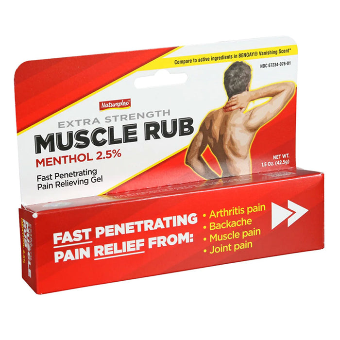 1 Muscle Rub Pain Relief Cream Analgesic Gel Tube 1.5oz Menthol Joint Arthritis