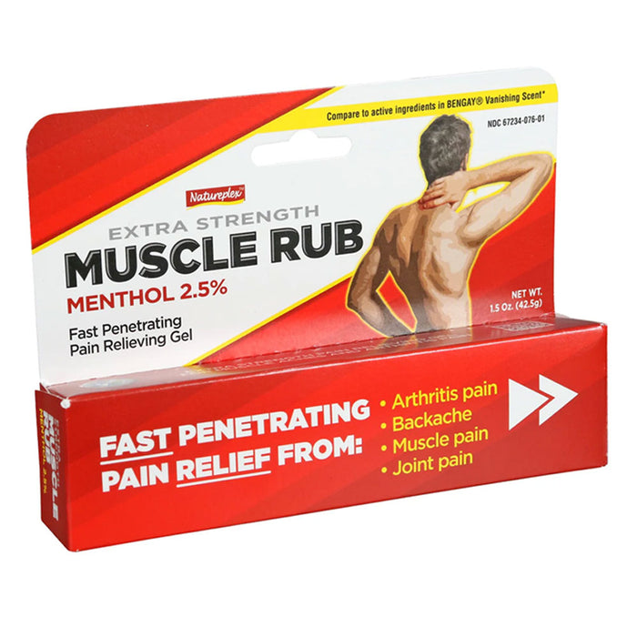 1 Muscle Rub Pain Relief Cream Analgesic Gel Tube 1.5oz Menthol Joint ...