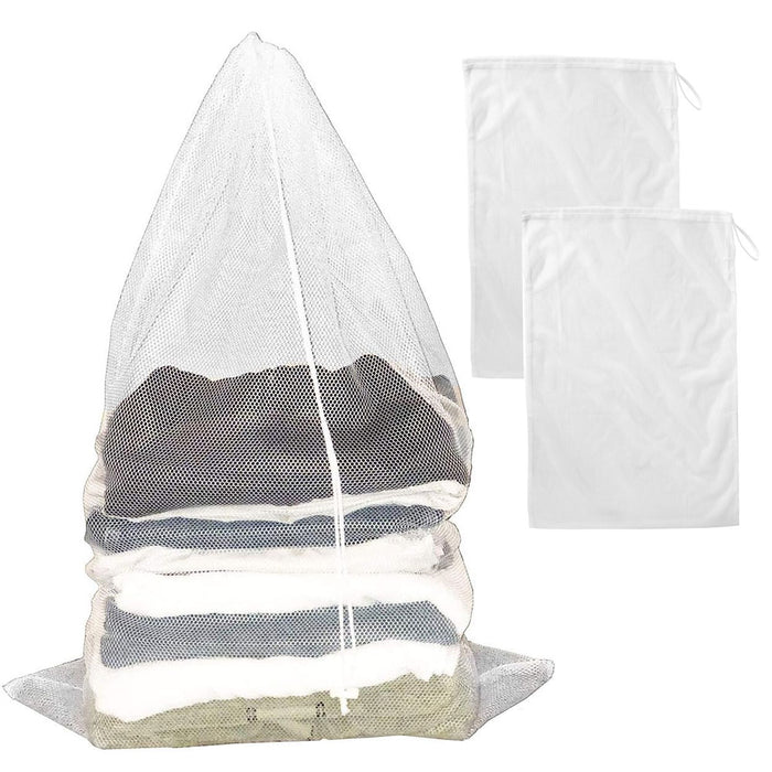2 CLOROX Mesh Laundry Bags Washing Machine Mesh Wash Bags Jumbo Odor Protection