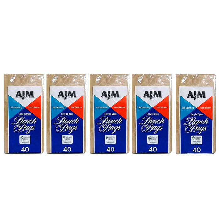 160 Paper Lunch Bags Snack Brown Bags Kraft Paper Merchandise Grocery Party Bags