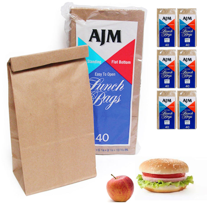 280 Lot Brown Paper Bags Jewelry Candy Party Favors Kraft Lunch Bag Merchandise