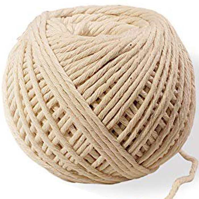 2pc Cooking Twine 100% Cotton Food Grade Unbleached Butcher's String 360 Ft Each