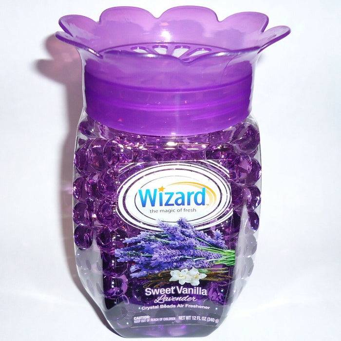 1 Wizard Lavender Scented Crystal Beads Air Freshener Home Fragrance Fresh Aroma
