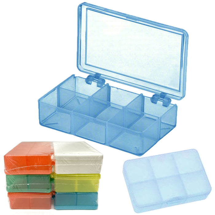 12 Pk Mini Plastic Storage Containers Organizer Boxes Case Bead Button —  AllTopBargains