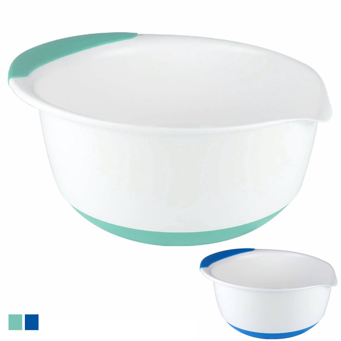 1 Large Mixing Bowl Non Slip Soft Grip Pouring Spout Mix Baking Tool 5qt 159oz