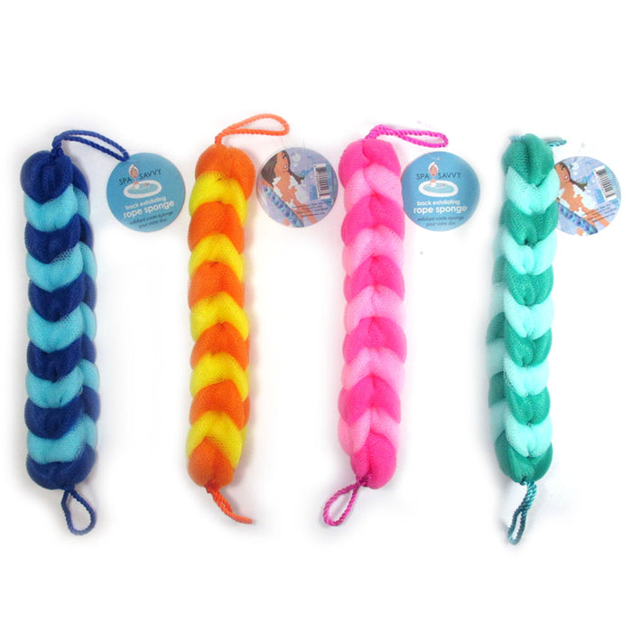 Back Scrubber Mesh Sponge Bath Shower Exfoliating Body Brush Wash Nylon Puff Spa