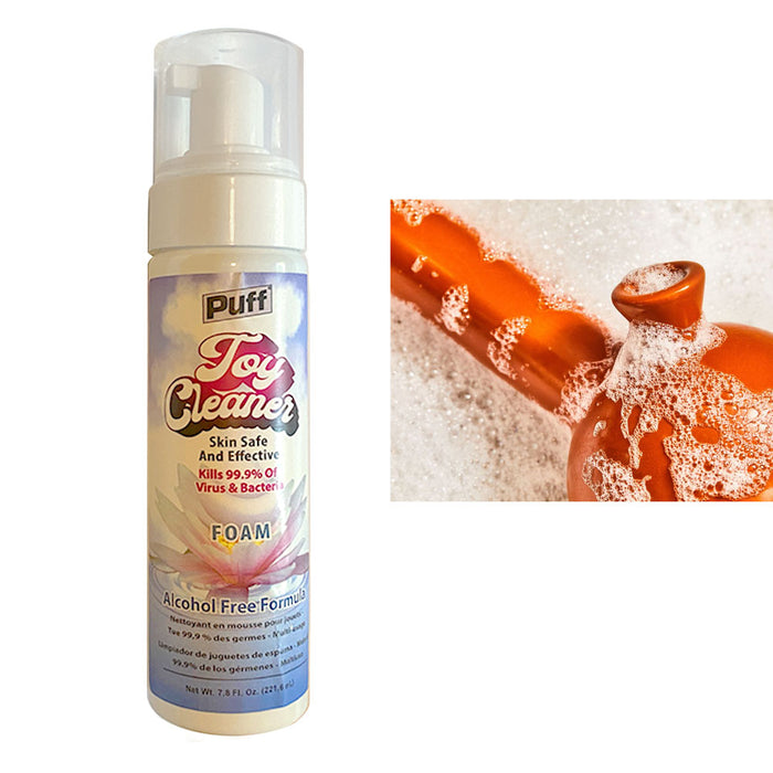 1 Foam Cleaner Pipe Puff Toy Grinder Solution Remover Cleans Residue Cleanser