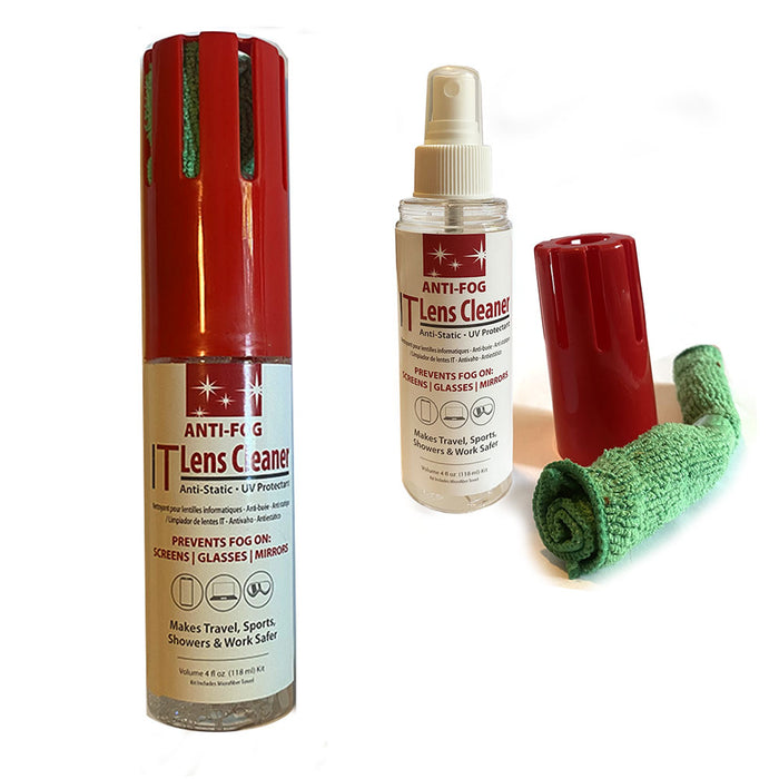 2 Pack Anti-Fog Spray 4oz Lens Cleaner for Glasses Masks Goggles Swim Ski Scuba