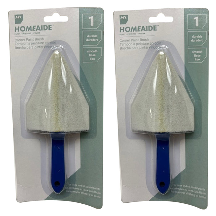 2 Corner Paint Brush Angle Clean Edge Painting House Wall Trim Professional Blue