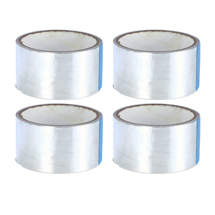 4 X Aluminum Foil Adhesive Tape Heat Insulation Ducts Hvac Repair Sealing 1.88"W