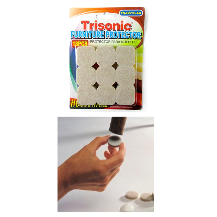 36 Anti Skid Furniture Protection Felt Pad Self Adhesive Floor Scratch Protector