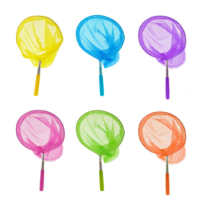 2PC Kids Sea Fishing Net Outdoor Extendable Telescopic Handle Bug Insect Catcher