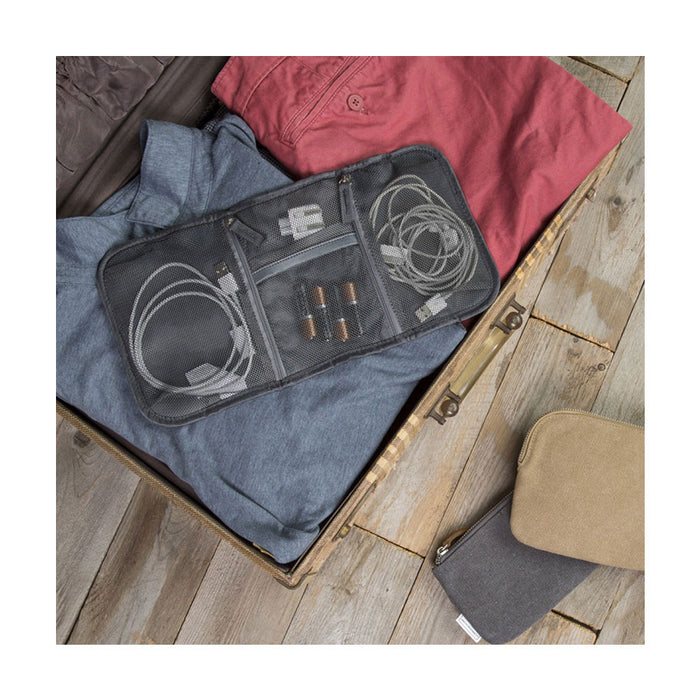 Travelon Electronics Organizer Travel Cable Accessories Case Charger Cord Gadget