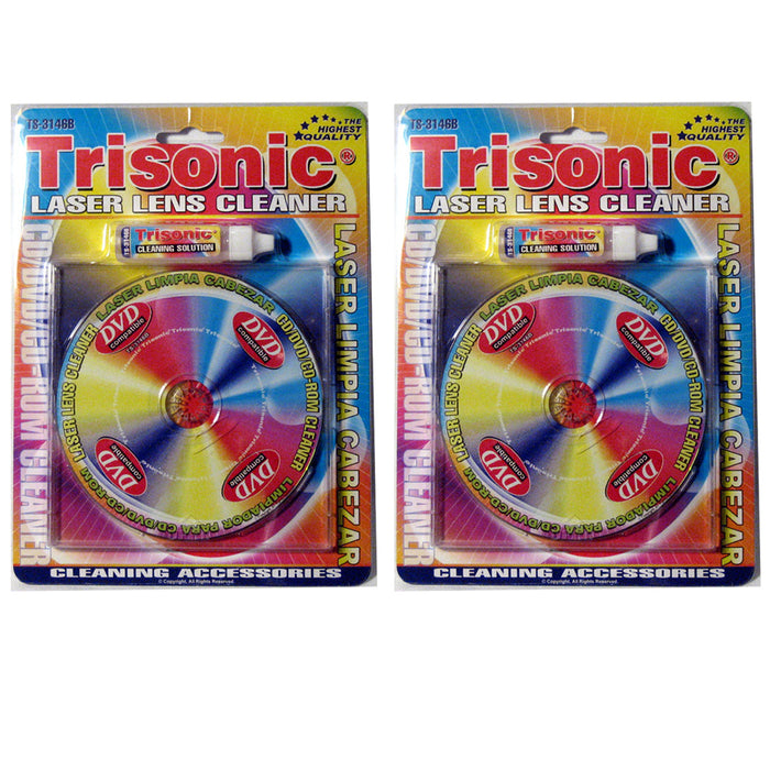 2 DVD Player CD Disc Laser Lens Cleaner Console Cleaning PS3 Xbox 360