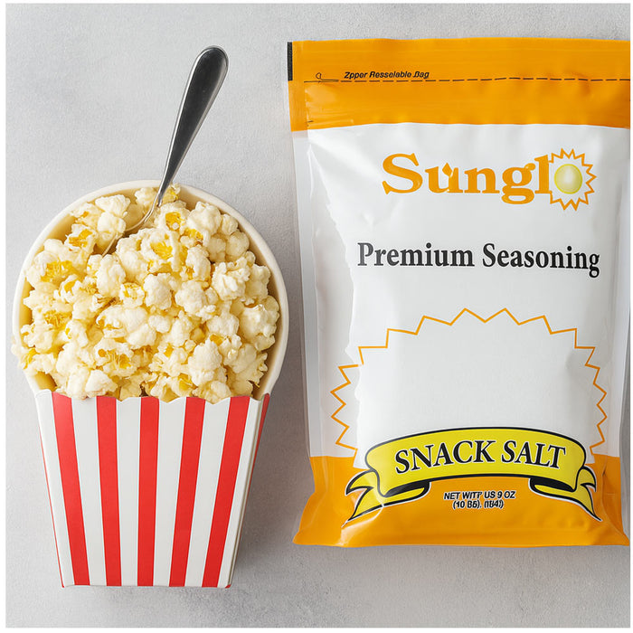 1 Sunglo Premium Snack Salt Popcorn Kernel Seasoning Fine Non-GMO 35oz Cooking