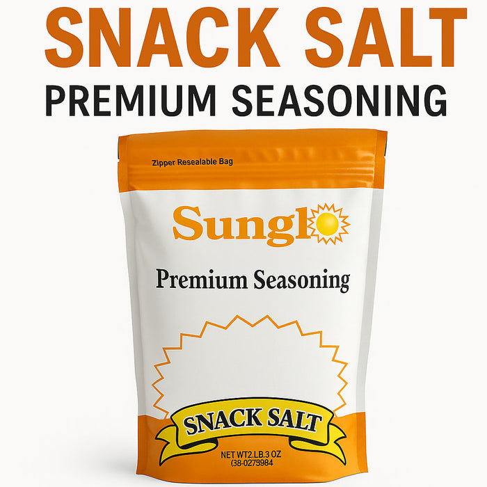 1 Sunglo Premium Snack Salt Popcorn Kernel Seasoning Fine Non-GMO 35oz Cooking