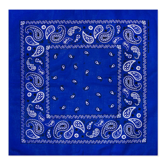 5 Pc Bandana Scarves Paisley Head Face Neck Gaiter Cover Wrap Scarf 100% Cotton