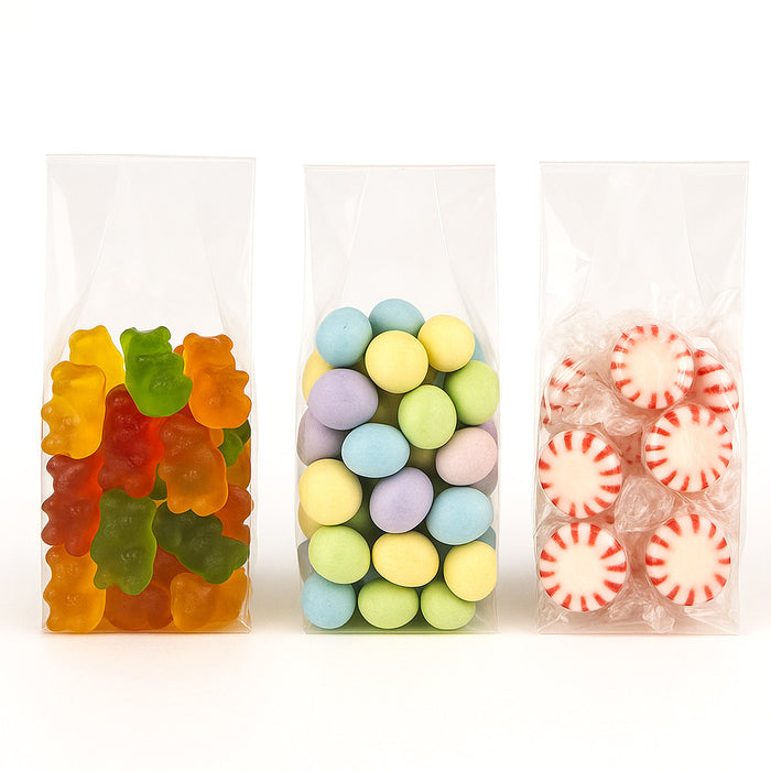 500 X Cello Bags Clear Poly Baggies Candy Pouch Treat Loot Favor Snack 3"X5.5"