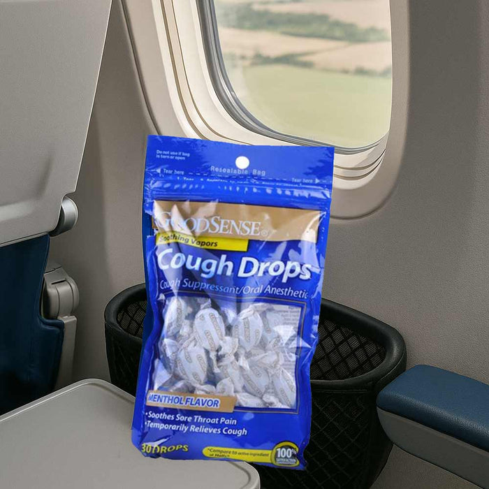 180 Ct Cough Drops Menthol Flavor Cold Relief Sore Throat Suppressant Lozenges