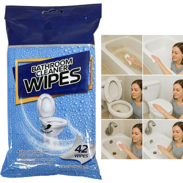 84ct Multi Surface Cleaner Wipes Bathroom Household Cleaning Supplies 5.9"X7.9"