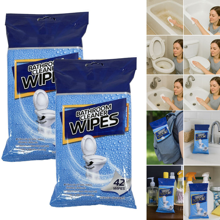84ct Multi Surface Cleaner Wipes Bathroom Household Cleaning Supplies 5.9"X7.9"
