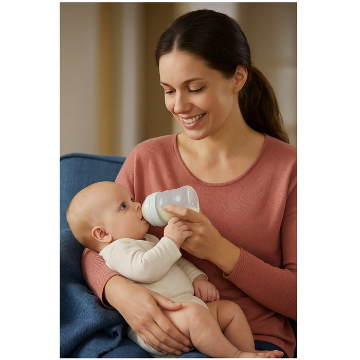 6 X Baby Bottle Nipples Standard Flow Silicone Soft Nipple Feeding Reduce Colic