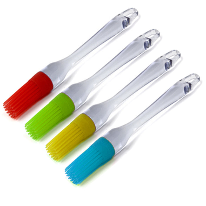 4 X Silicone Basting Brush Kitchen Cooking Utensil Grilling Baking Sauce Tool
