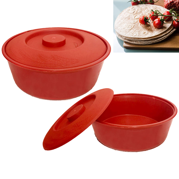 1 PC Quality Mexican Tortilla Warmer Insulated Container Pancake Taco Keeper 8"