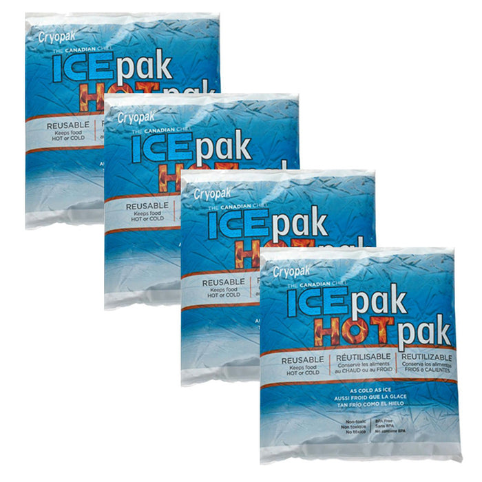 4 Pk Ice Cold Hot Packs Mats Gel Cooler Compress Pain Relief Therapy Reusable