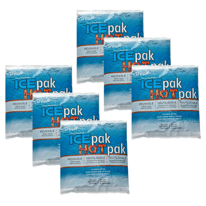 6 X Ice Bags Hot Packs Knee Neck Reusable Cold Relief Pain Headache Sport Injury