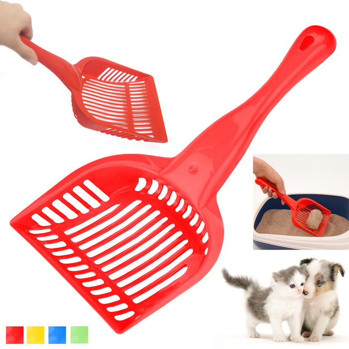 Pet Scoop 11" Dog Cat Poop Waste Litter Box Scooper Tool Clean Sanitary Plastic