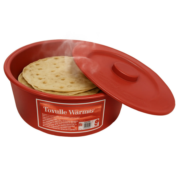 Large Mexican Tortilla Warmer Keeper Microwave Naan Pancake Pita Round 10.5" 2qt