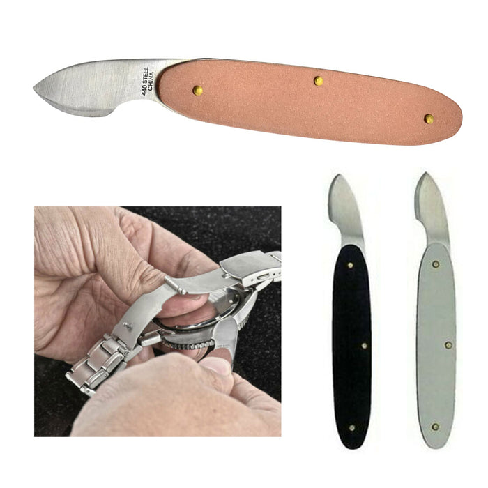 2 Watch Repair Back Case Opener 4.5" Prying Knife Blade Watchmaking Tool Remover