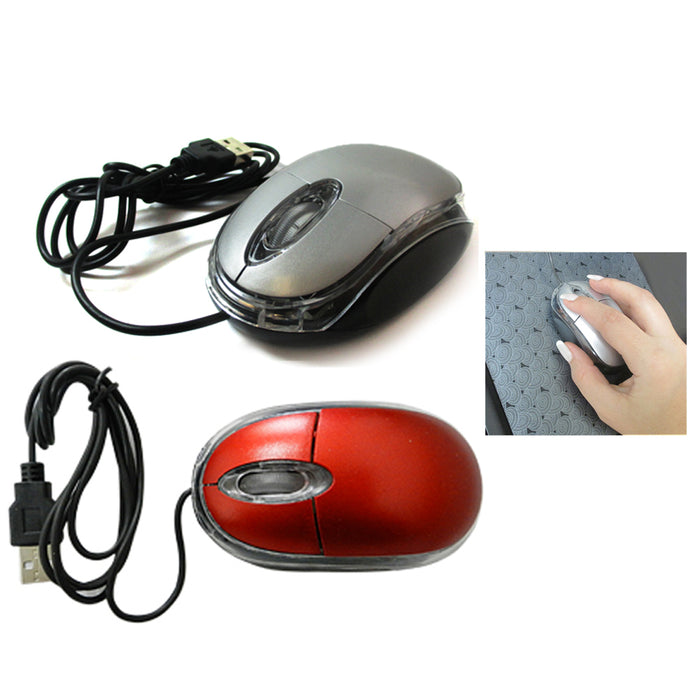 USB 2.0 Optical Wired Scroll Wheel Mouse Mice PC Laptop Notebook Desktop Colors