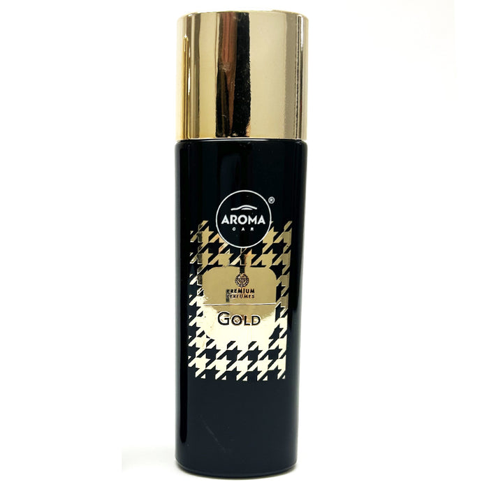 Luxury Car Air Freshener Perfume Gold Scent Odor Eliminator Absorber Spray 50ml