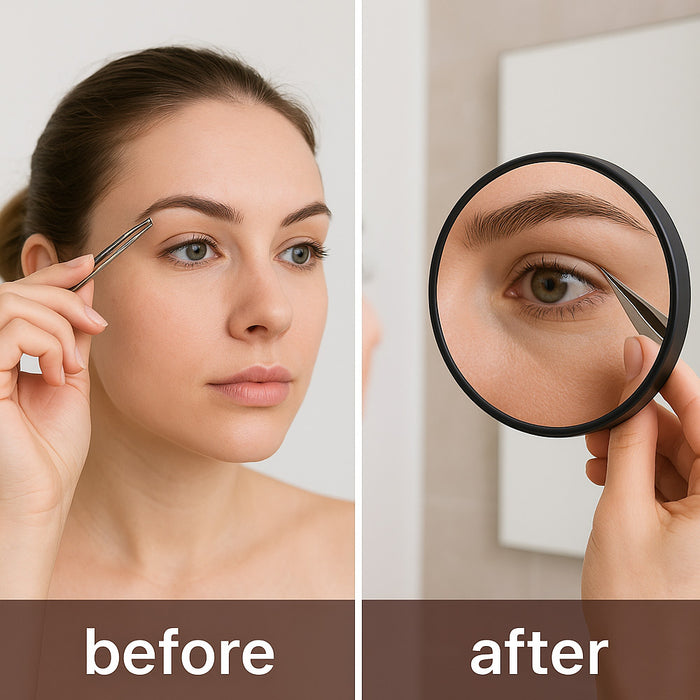 Magnifying Mirror 5X Suction Cup Makeup Travel Portable Shower Bathroom Cosmetic