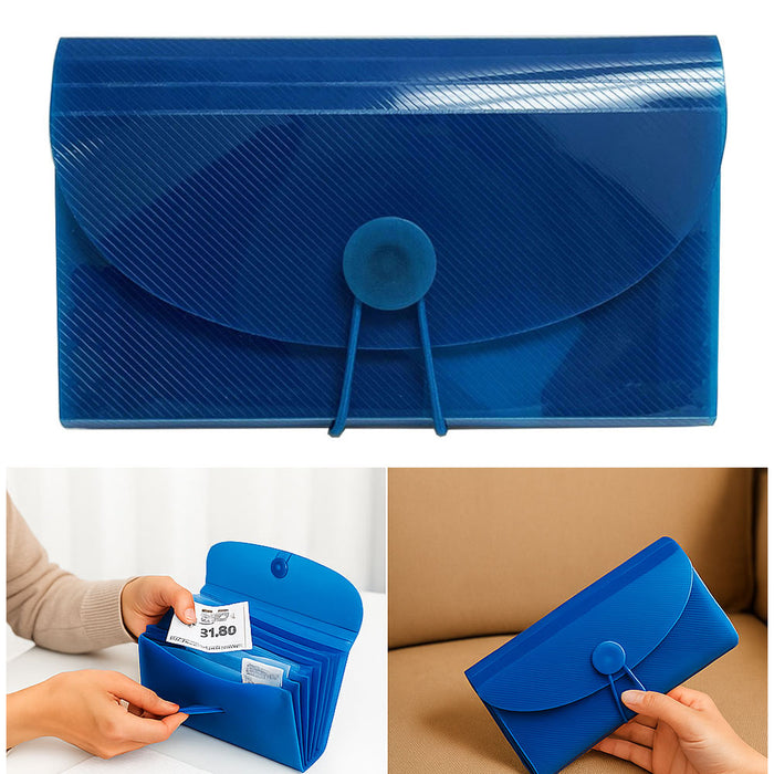 3 Pk Mini Coupon Organizer 13 Pockets Expandable Accordion File Storage Receipt