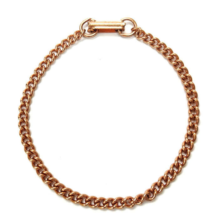Pure Dainty Copper Link Bracelet Chain Men Women Handmade Wrist Wellness Jewelry
