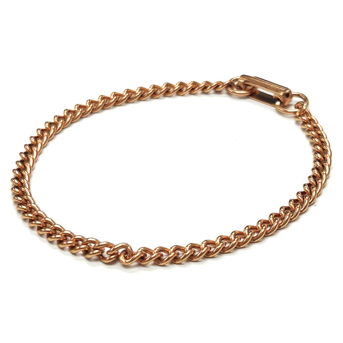 Pure Dainty Copper Link Bracelet Chain Men Women Handmade Wrist Wellness Jewelry