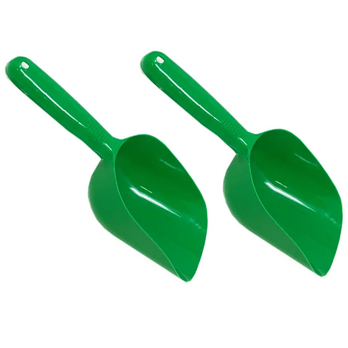 2 Plastic Shovel Garden Scoop Trowel Hand Tools Sand Scooper Lawn Gardening Soil