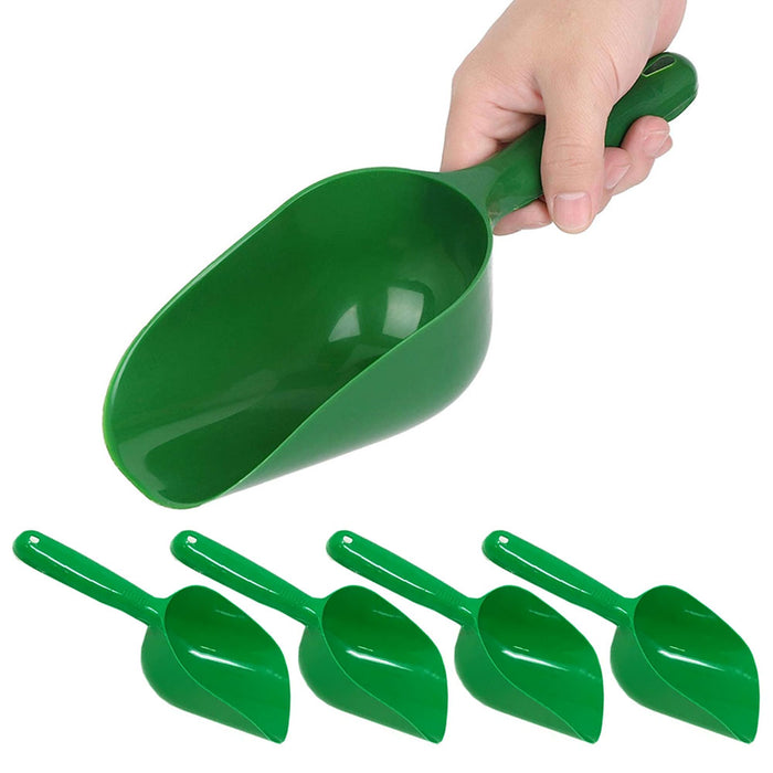 4 Plastic Gardening Shovel Scoop Trowel Hand Tools Transplant Soil Scooper Lawn