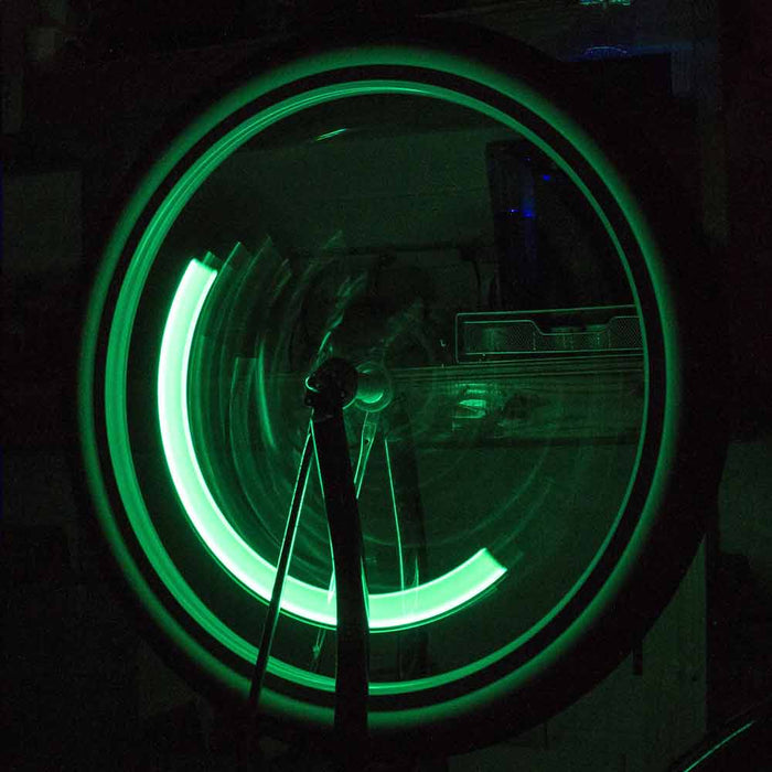 2PC LED Motion Wheel Lights Flash Tire Valve Cap Bike Bicycle Car Visible Colors