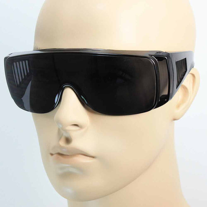 1Pc Large Fit Over Sunglasses Safety Cover All Lens UV Protection 3 Color Option