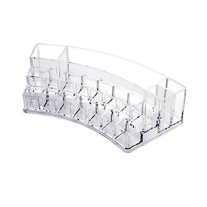 1 Vanity Organizer Clear Jewelry Makeup Cosmetic 19 Compartment Holder Storage