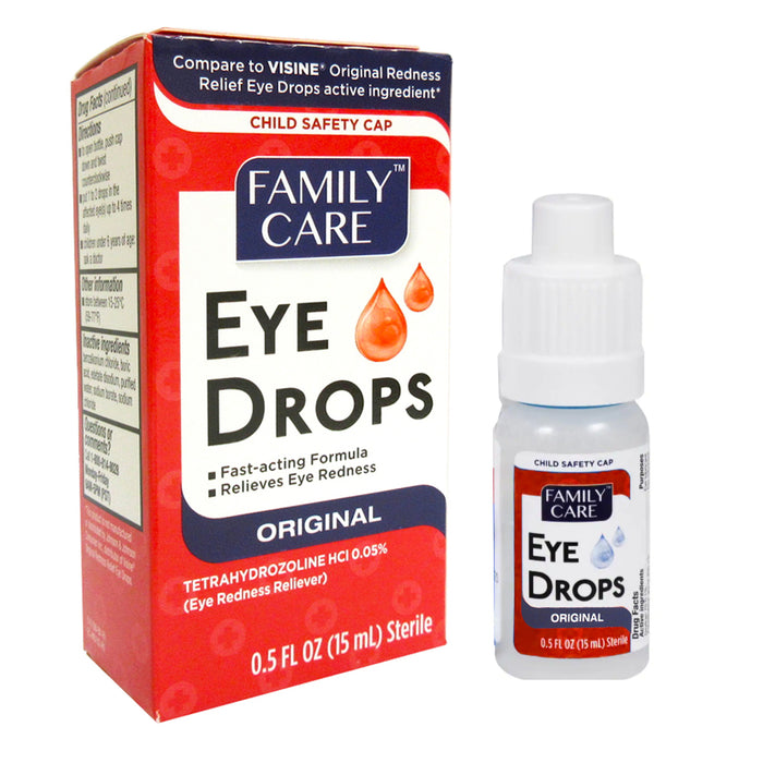 Redness Reliever Eye Drops Lubricant 0.5oz Calms Irritation Relief Moisturize