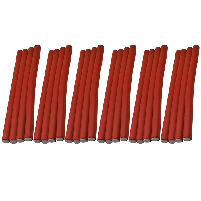 24 X Perming Rod Rollers Perm Curlers Soft Foam Cushion Professional Size Small