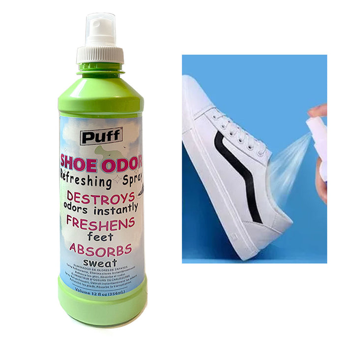 1 Shoe Odor Eliminator Remover Refreshing Spray Deodorizer Absorbs Sweat 12oz