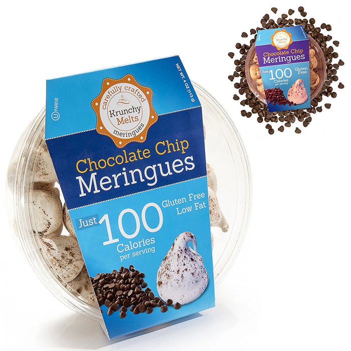 Chocolate Chip Meringue Cookies Gluten Fat Free Kosher Snacks Sweet Treats New
