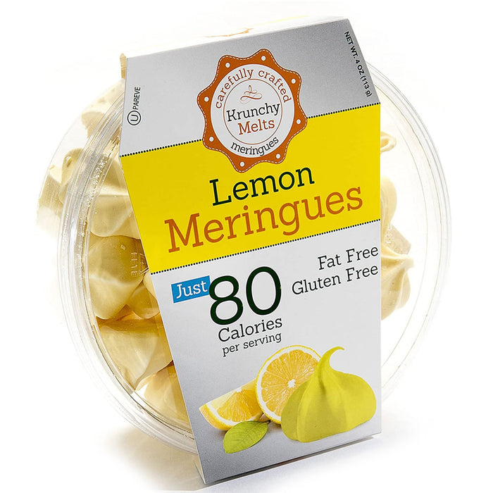 2X Lemon Meringues Cookies Boxes Gluten Fat Kosher Pareve Sweets Snacks Treat